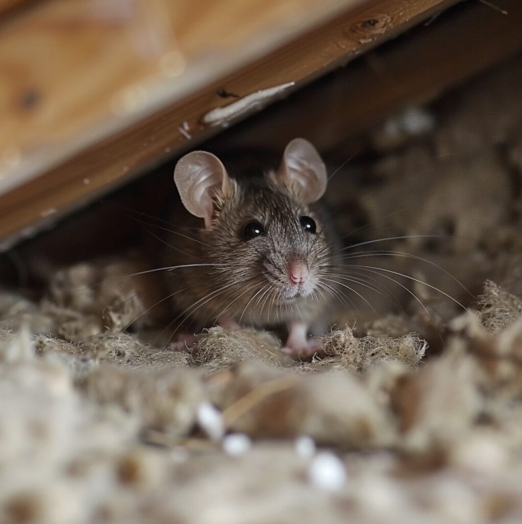 Rat infestation in attic
